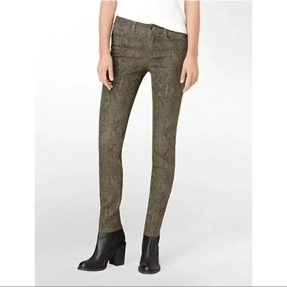 Calvin Klein Jeans Denim - Calvin Klein jeans reptile print skinny